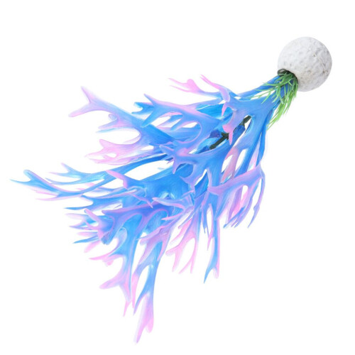 1 plastic hertshoornkoraal voor aquarium