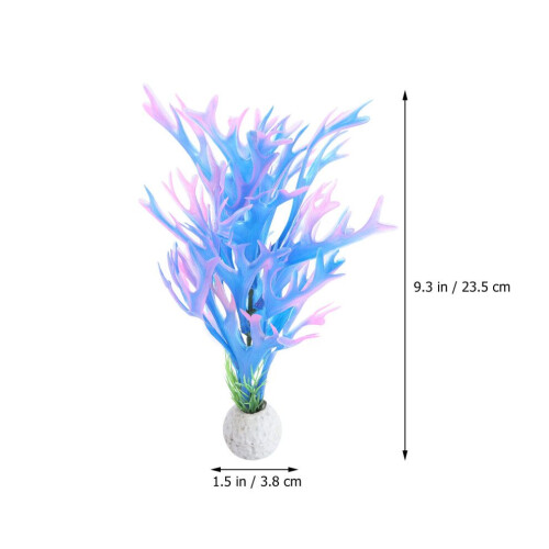 1 plastic hertshoornkoraal voor aquarium 1