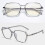 1 einfache Brille, graues Metallgestell mit Blaulichtfilter 2