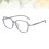 1 einfache Brille, graues Metallgestell mit Blaulichtfilter 4