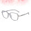1 einfache Brille, graues Metallgestell mit Blaulichtfilter 3