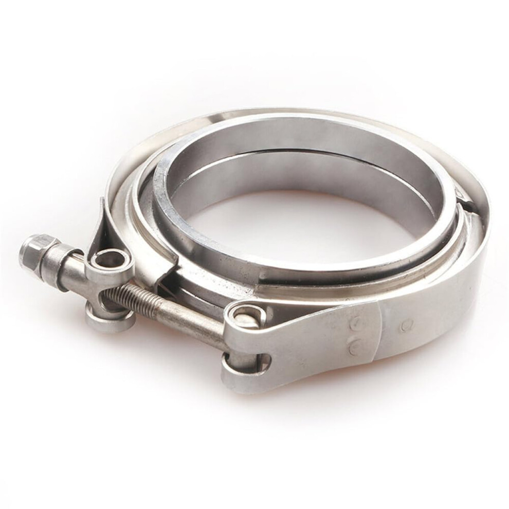 Car Motocycle Steel Stainless Flange V Band Exhaust Clamp V-Band Size 2 2.25 2.5 2.75 3 3.25 3.5 3.75 4 Inch,2.75 Inch 9105992037049