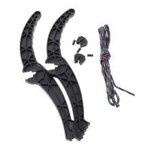 1 par de frenos de mano antideslizantes para esquís, tablas de snowboard y trineos de nieve