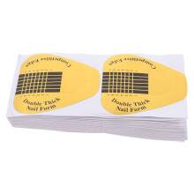 1 roll of nail guide stickers - shaped manicure extension