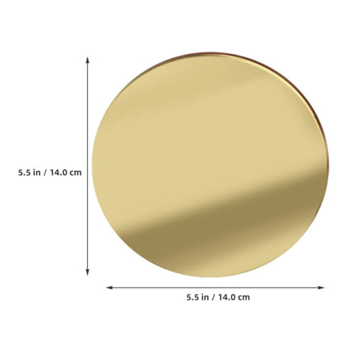 1 practical acrylic mirror reflection board photo prop 14 cm 1