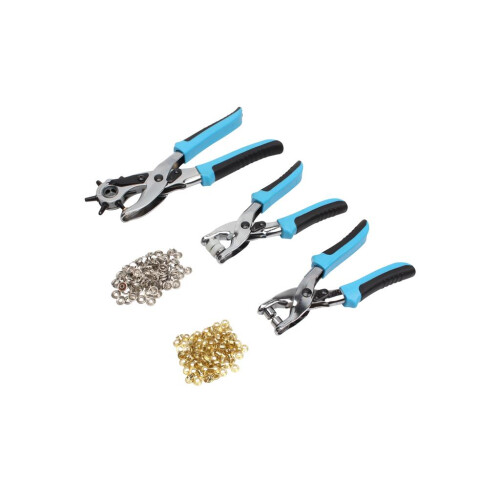 BlueSpot BlueSpot 08802 3 Piece Punch And Eyelet Plier Set 1