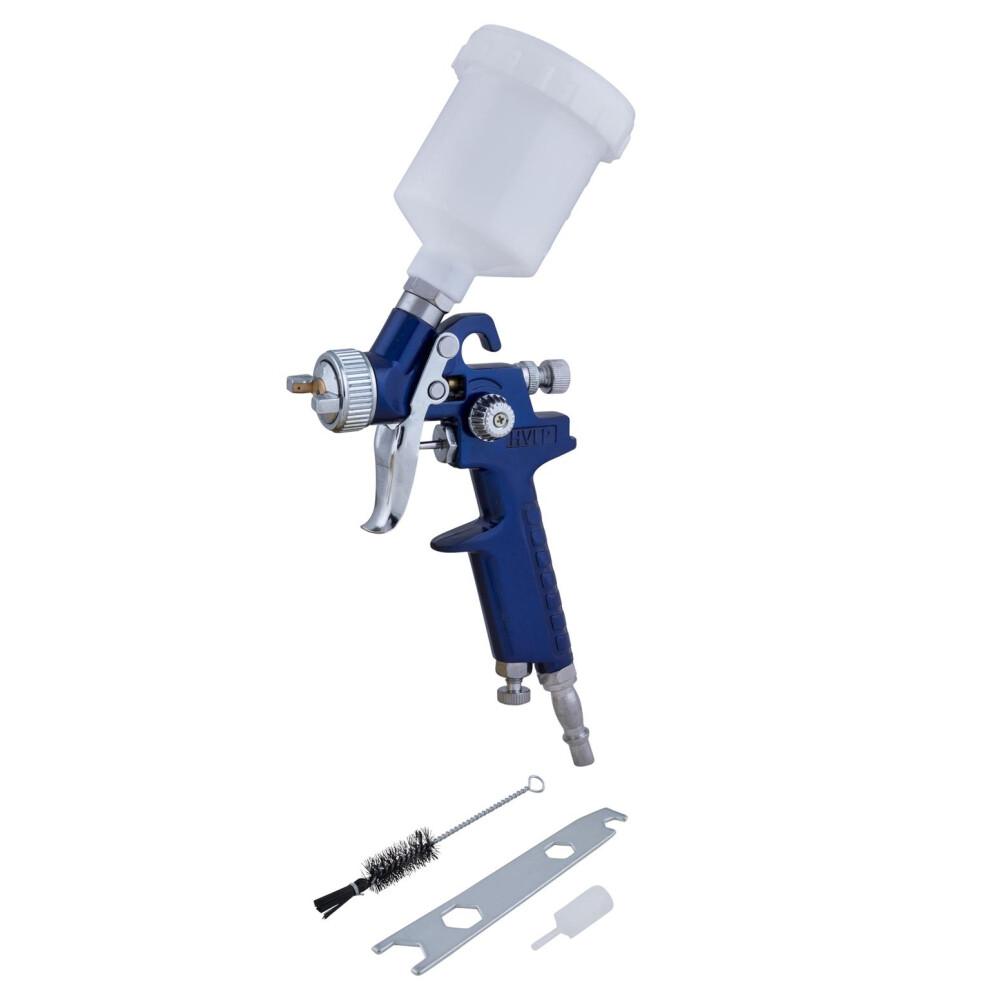 BlueSpot Mini HVLP Spray Gun 125ml 0.8mm Nozzle 07909