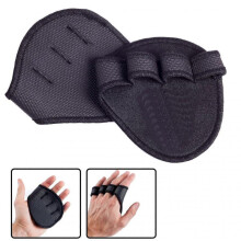 (blue Grips Pads)Lifting Palm Dumbbell Grips Pads Unisex Anti Skid Weight Cross Training Gloves Gym Workout Fitness Sports For Hand Protector