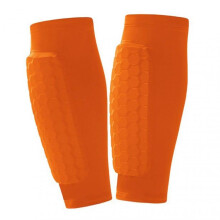 (M) 1 pair Protective Shin Guards For Kids And Adults With Honeycomb Pads Compression Sleeve Sports Gear