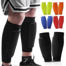 (XL) 1 pair Protective Shin Guards For Kids And Adults With Honeycomb Pads Compression Sleeve Sports Gear