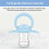 (Blue)Adult Pacifier For Stress Relief Funny Soother Pacifiers For Autisms 4