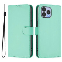 (Mint Green) For Wiko T60 Cubot P80 Solid Color PU Protective Phone Case Cover