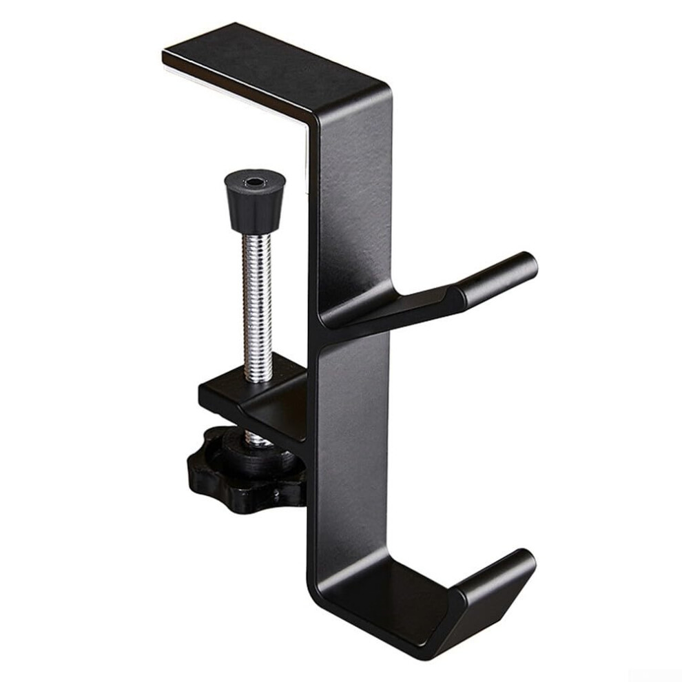 Heavy Load Capacity Detachable Schoolbag Hook For Desks, Featuring Adjustable Distance Installation And Stable Screw Mounting(Black) 9105992037698