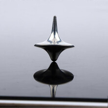 Classic Zinc Alloy Silver Style Accurate Spinning Top Zinc alloy silver new