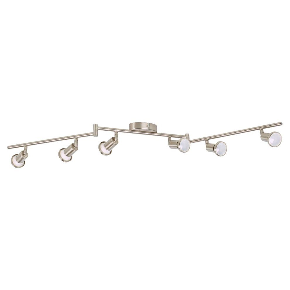 Urbnliving (6 Bulbs) Eglo Buzz-C Colour Changing Led Spotlight Bar Remote Control Adjustable Ceiling Light - Image 2