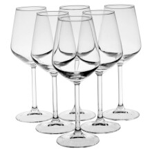 (Set of 6) Pasabahce Napa 360ml Stemmed Wine Glasses Red White Drinking Glassware Set
