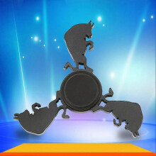Black Titanium Alloy Hand Spinners EDC Steel Ball Focus Stress Relief Toy for Adults