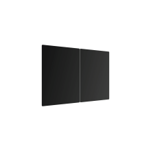 Glass Chopping Board Black Classic Black 2 Set 52x30cm Cutting Board Splashback Worktop Saver for Kitchen Hob Protection Hot Cover Heat Resistant