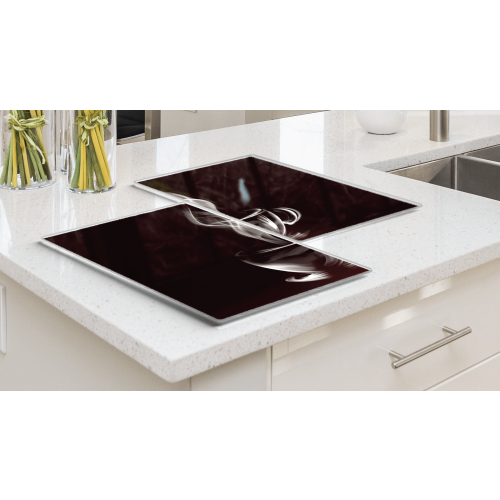 Glass Chopping Board COFFEE CUP 2 Set 52x30cm 1