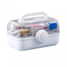(Medium) 3-layers Medicine Box For Home Portable Large Capacity First Aid Box With Handle Wuqx