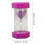 2pcs Hexagonal Hourglass 30 Minutes Sand Timer Portable Plastic Sand Clock for Games Kitchen Office 2