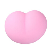 (Purple) Squeezable Toy TPR Stretchy Fruit Peach Toy Soft Decompression Toy Stress Relief Fidgets Autisms Favor Hand Squeeze Toy  Yellow