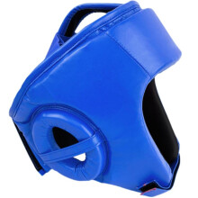 Full-covered Thickened Boxing Helmet Adult Karate Muay Thai Training Head Protector Taekwondo Head Guard Sparring Helmet Head Guard for Men Women Blue