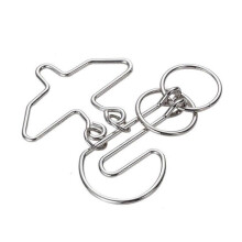 (bird ring) Metal Buckle Rings Brain Game Toy Fidgets Locked Puzzle Teaser Toy for Family Kids Autisms ADD Tension Alleviation Toy