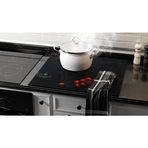 Glass Splashback Kitchen TOMATOES CHERRY TOMATOES CERAMIC STONE 60x65cm 2