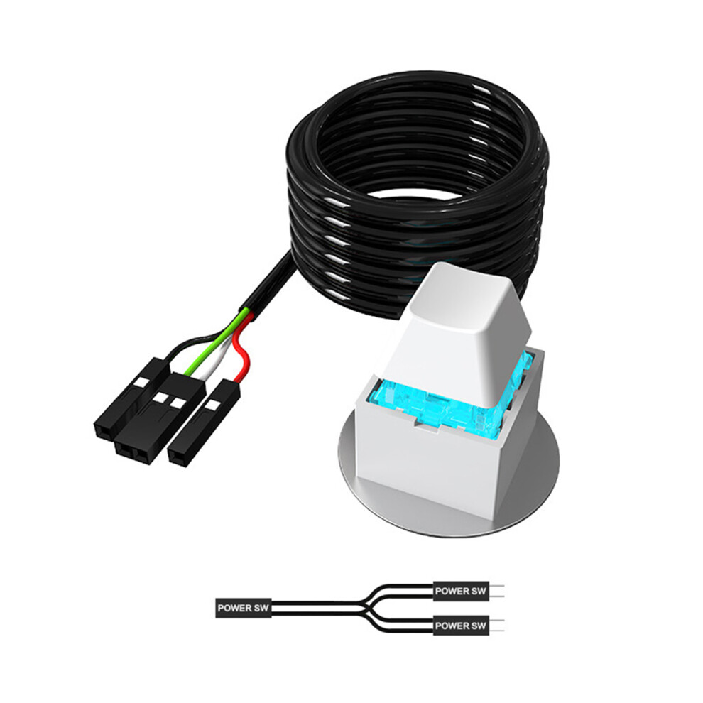 External Power Switches Extension Cable Abs Computer Case-D 7696000278384