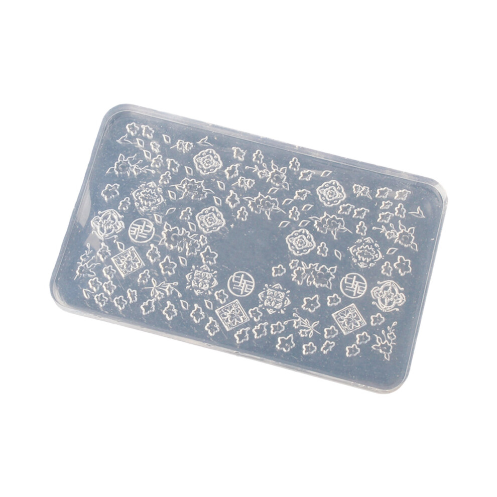 Silicone Nail Embellishment Molds Flower Theme Small-FD56