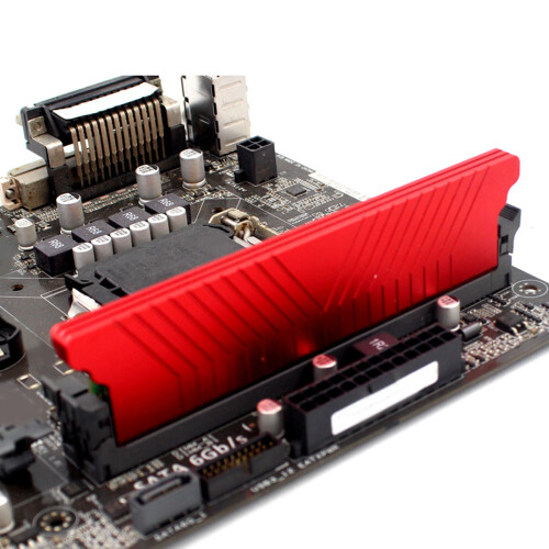 Universal Computer RAMs Cooling Solution Aluminum Heatsink-Red 2