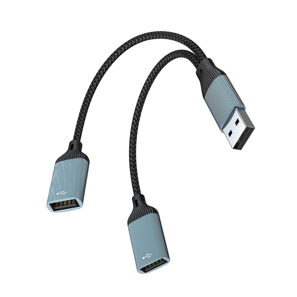 2/3Port Usb2.0 Splitter Adapter For Simultaneous-2 Usb Female 7696000280479