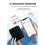Dense Allowed Label Maker USB Charging Thin ABS Includes-White 5