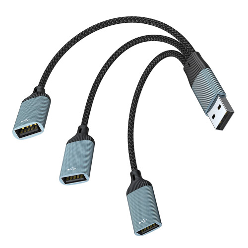2/3Port USB2.0 Splitter Adapter with Durability-3 USB female