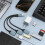 2/3Port USB2.0 Splitter Adapter with Durability-3 USB female 3