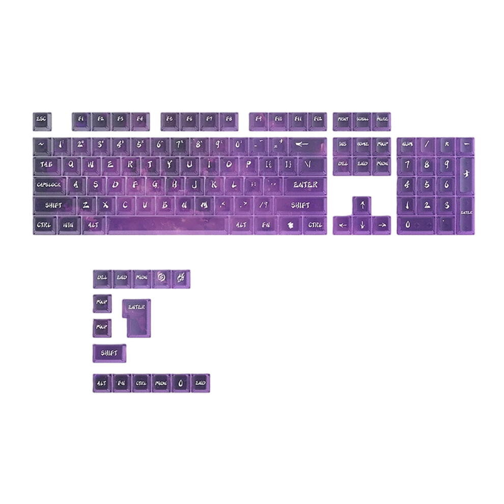 Quick Installs 119 Key Pc Keycap Set For Mechanical Keyboards-B 7696000282329