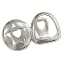 Mouth Jewelry Party Dental Accessory Metal Texture-Silver