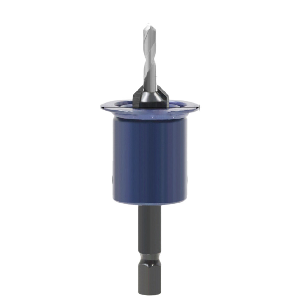 Woodworking Limit Countersink Drill Nonslip Hexagonal-9.5X3.2 7754000321049