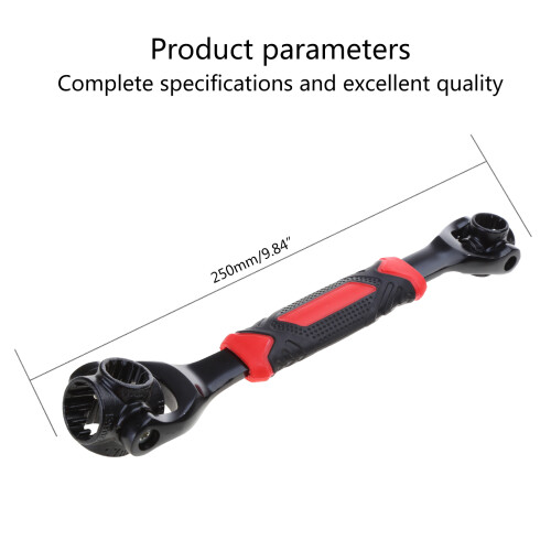 Multi-functional Wrench 8 in 1 Socket Wrench 360 Degree Head for 2