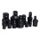 Socket Adapter and Reducer Set with Universal Joint Rotation for 1