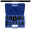 Socket Adapter and Reducer Set with Universal Joint Rotation for 3