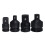 Socket Adapter and Reducer Set with Universal Joint Rotation for 6