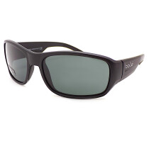 Bolle Heron Sunglasses Matte Black with TNS Grey Lenses Small - Medium Fit 12379