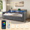 Velvet Sofa Bed, Storage, USB-C Port &LED Lighting 7