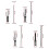 Woodworking Square Hole Mortise Chisel Drill Bit Set Various 3