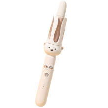 1PC Automatic Curling Iron Negative Ion Rotating Curling Iron With Timer And 3 Levels Temp 1.1" Heat Resistant Hair Curler For Women