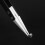 Ceramic Tips Tweezers Stainless Steel-Black 13cm Sharp Point 5