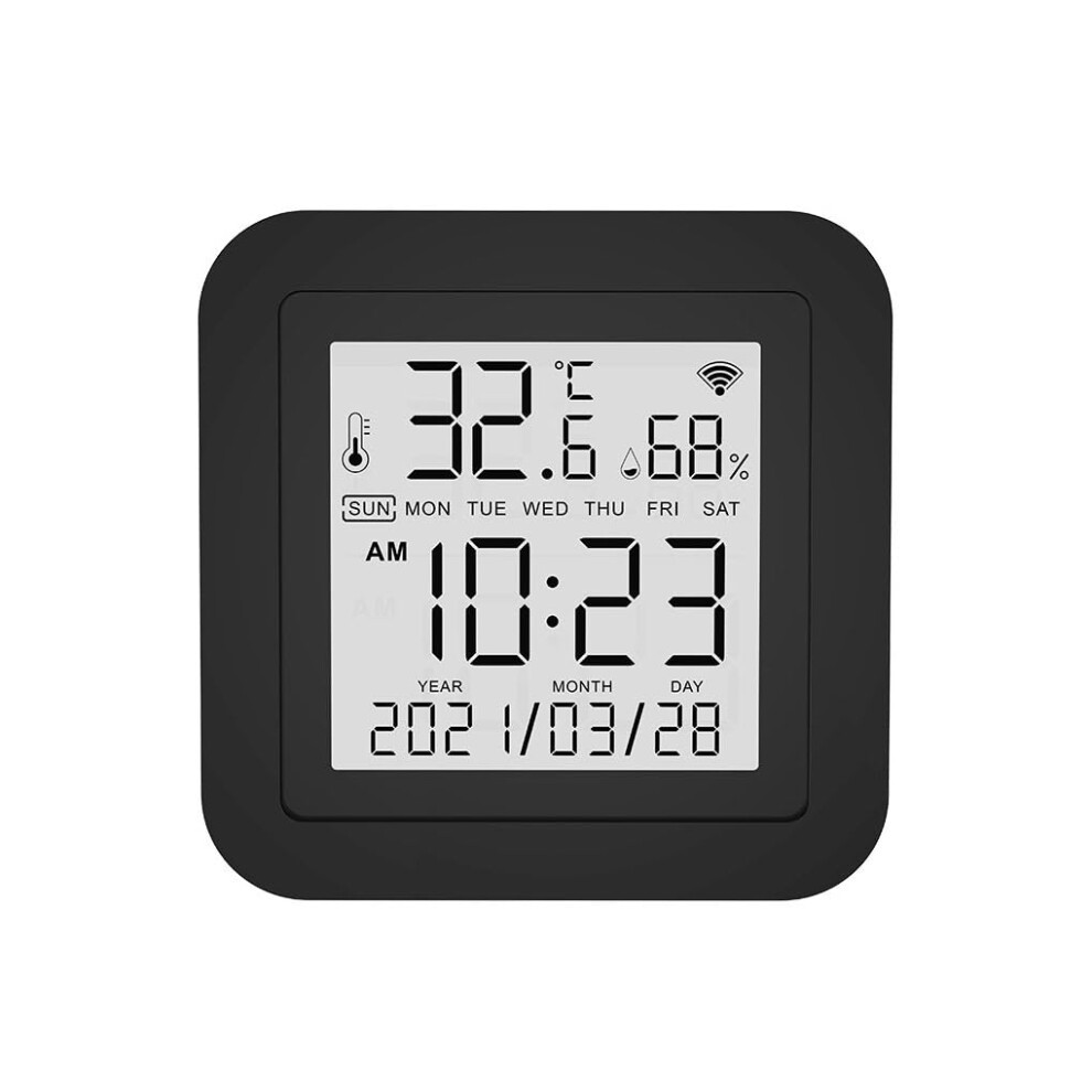 Wireless Thermometer Tuya App Enabled Voice Control Humidity Sensor Universal IR Remote Controller AC