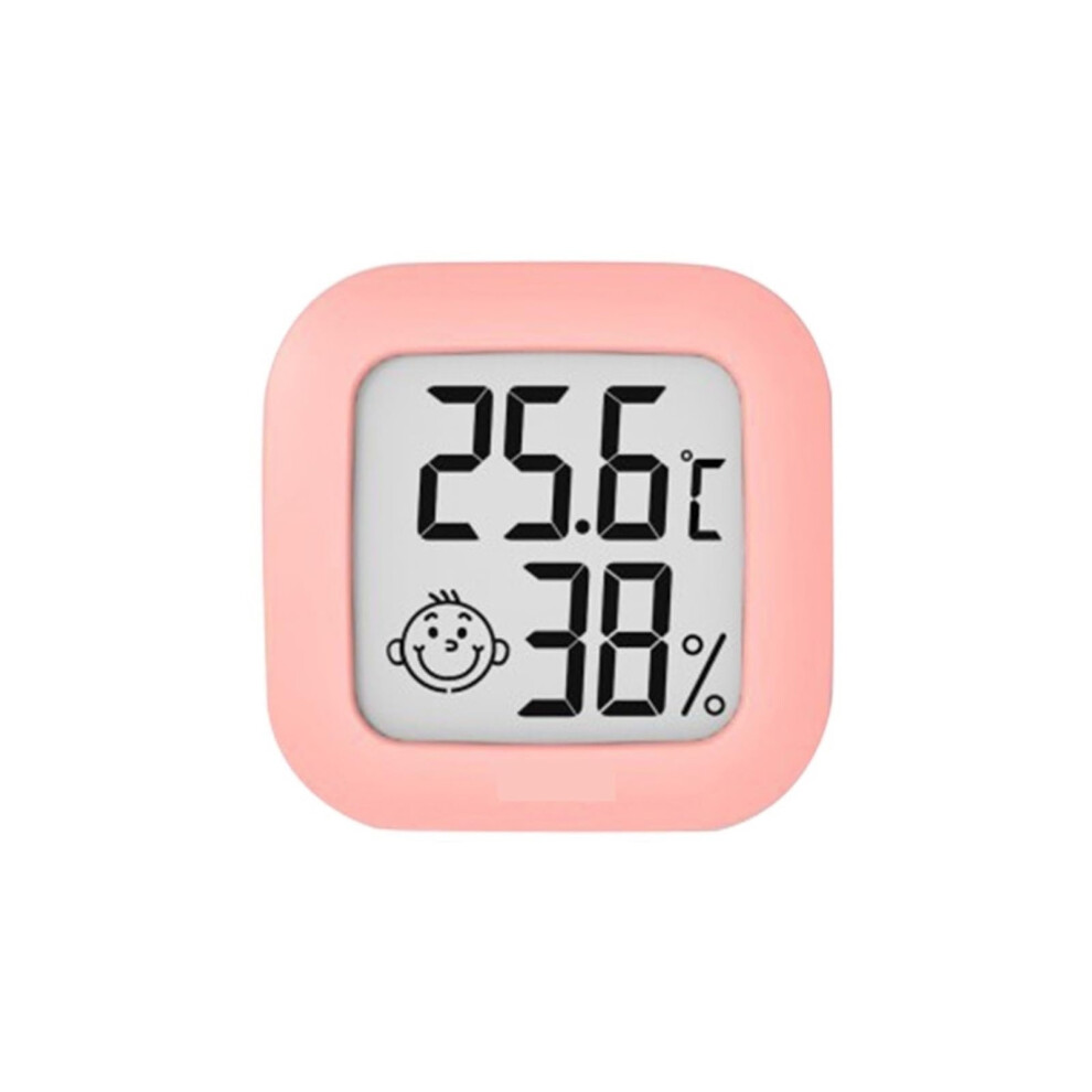 Lcd Electronic Digital Temperature Outdoor Humidity Meter Backlit Thermometer Hygrometer Weather Station Type 3 Pink 9339159127964